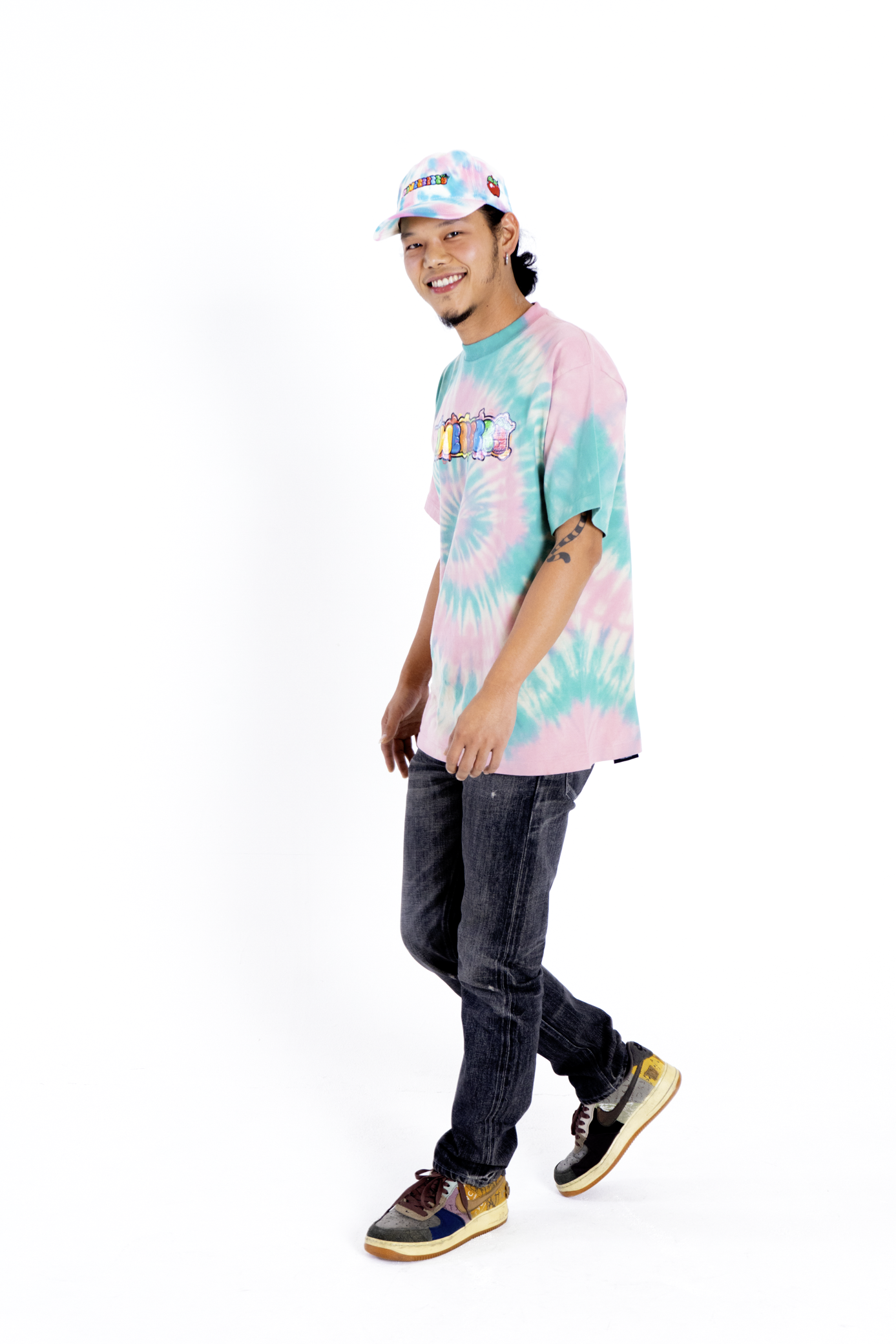 "RAINBOW POPSICLE" TIE-DYE T-SHIRT