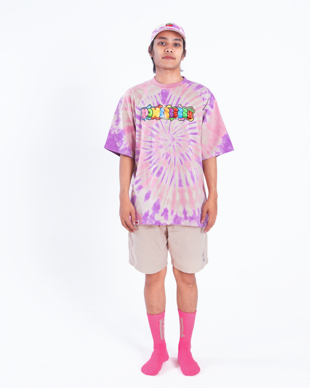 "MIXED BERRY" TIE-DYE T-SHIRT