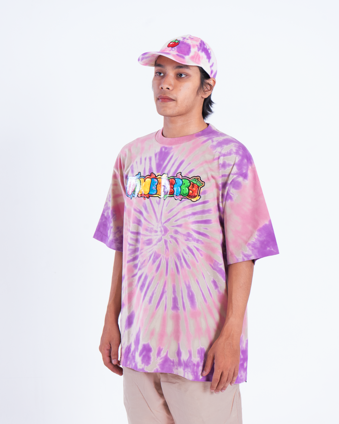 "MIXED BERRY" TIE-DYE T-SHIRT