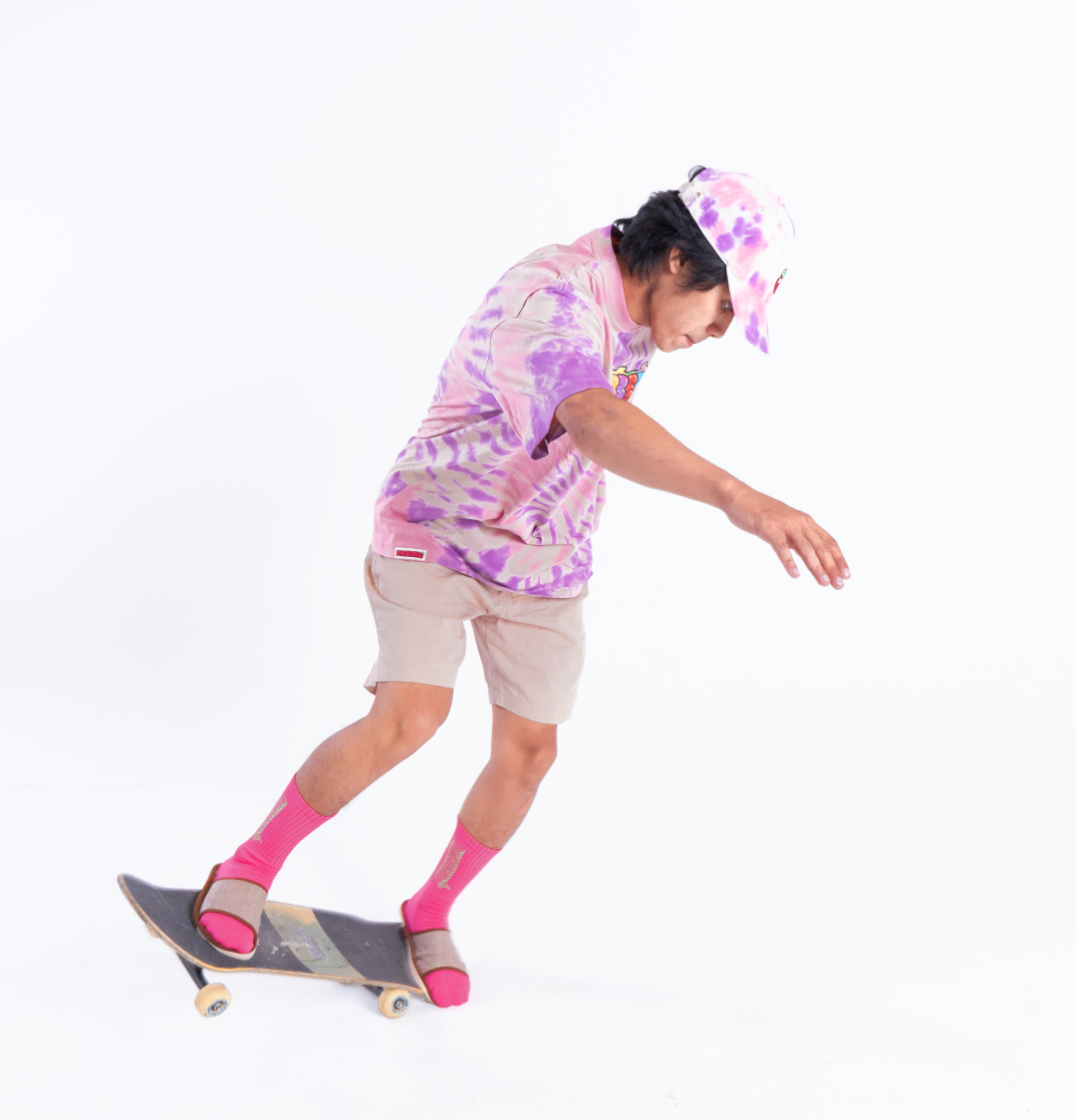"MIXED BERRY" TIE-DYE T-SHIRT